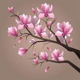 Fiori vettorali di magnolia 