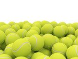 Migliaia di palle da tennis