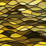 Danze geometriche in oro e ambra