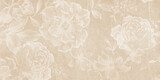 Echi di rose in tonalità beige