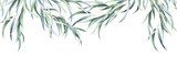 Eleganza botanica su sfondo bianco