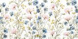 Eleganza floreale acquerello su sfondo bianco