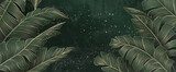 Esuberanza Botanica su Fondo Notturno