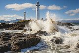 Furia Marina e Faro Impavido