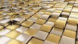 Riflessi metallici in danza geometrica