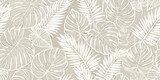 Rinascita botanica con foglie eleganti