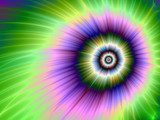 Spirale cromatica vibrante