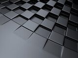 Superficie di cubi lucidi in 3D