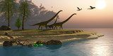 Tramonto nell'era dei dinosauri