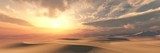 Tramonto sulle dune nel deserto