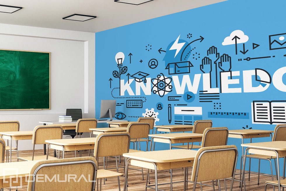 Energia educativa in stile moderno Carte da parati ufficio Carte da parati Demural
