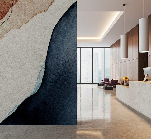 composizione artistica nella struttura della terra carte da parati ufficio carte da parati demural