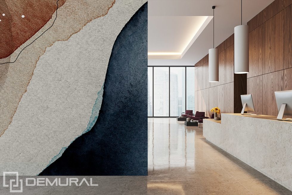 Composizione artistica nella struttura della terra Carte da parati ufficio Carte da parati Demural