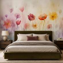 Palette-delicata-di-fiori-in-composizione-armoniosa-carte-da-parati-fiori-carte-da-parati-demural