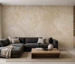 luce soffusa su un delicato motivo floreale carte da parati salotto carte da parati demural