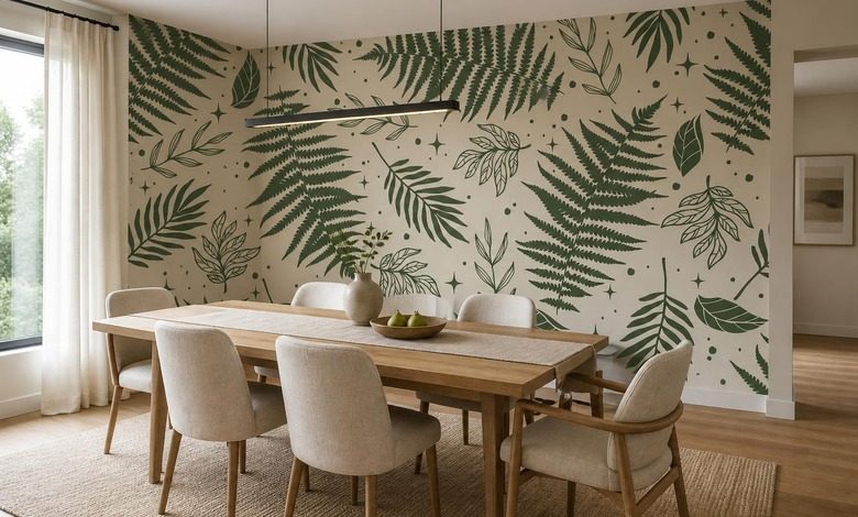 sottile verde delle foglie come decorazione murale carte da parati strutture carte da parati demural