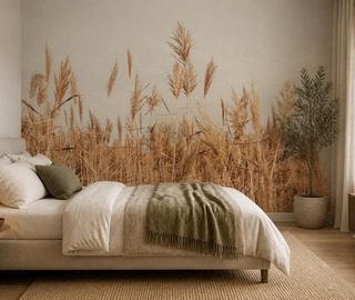 stile naturalistico con motivo vegetale carte da parati camera da letto carte da parati demural