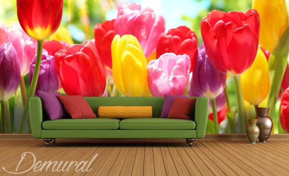Signor Tulipano Carte da parati fiori Carte da parati Demural