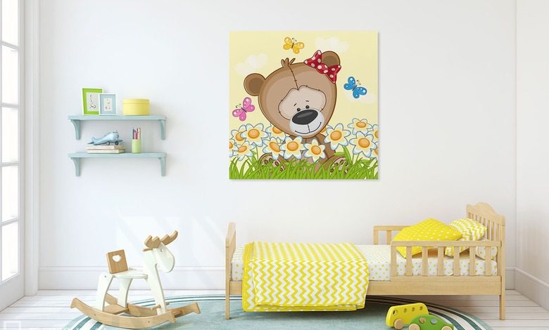 le passegiate primaverili degli orsi piccoli quadri per la camera del bambino quadri demural