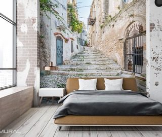 andare ai tuoi sogni carta da parati fotomurali vicoli fotomurali demural